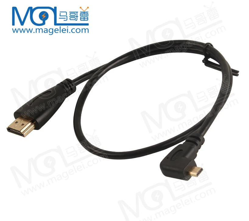 90 degree micro hdmi to micro hdmi av displayport cable adapter