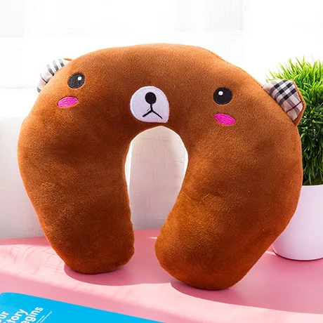 Cute Cartoon U-shaped Pillow Napping Plane Travel U Shape Neck Pillows