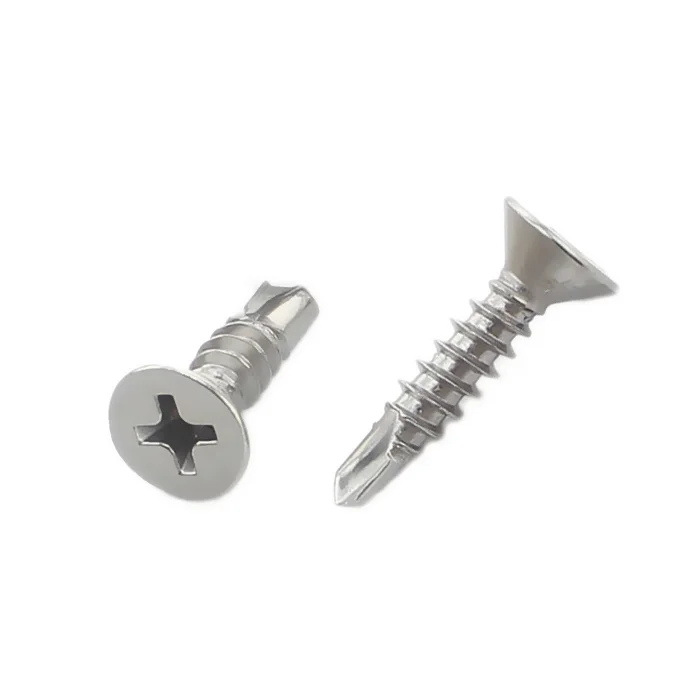 Phillips Cross Countersink head Self drilling screw M2.9 M3.5 M3.9 M4.2 M4.8 M5.5 M6.3 4# 6# 7# 8# 10# 12# zinc plated steel