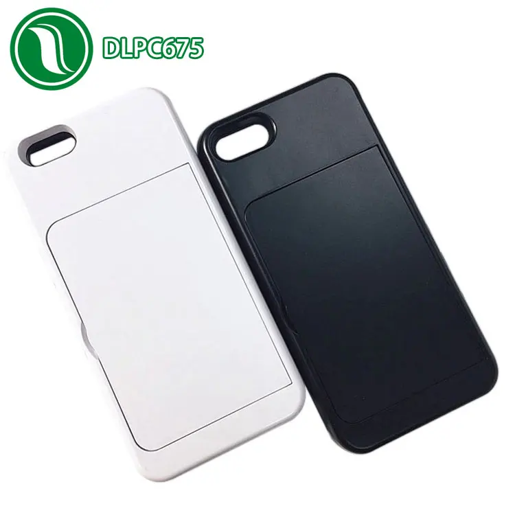 Factory Newest PC+ Silicone Creative Product Cosmetics Palette Phone Case with Makeup Mirror for iPhone X 6S 7 8plus