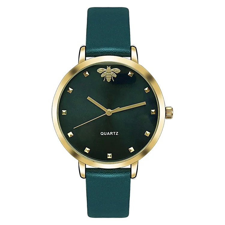 Best Selling Simple Design BEE Wrist Watch  Women Custom Movt Quartz Watches