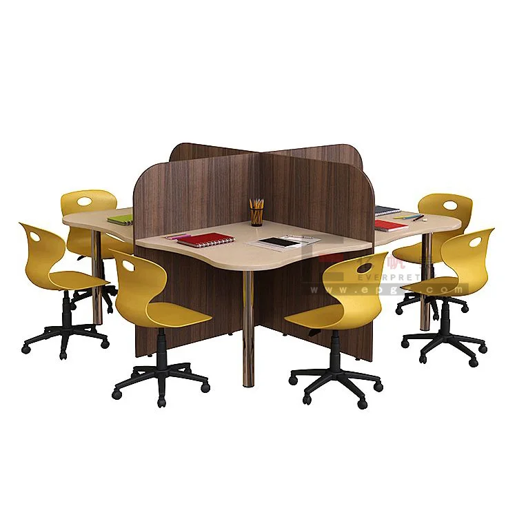 Modern Library Furniture Reading Room Table Student Library Study Carrels