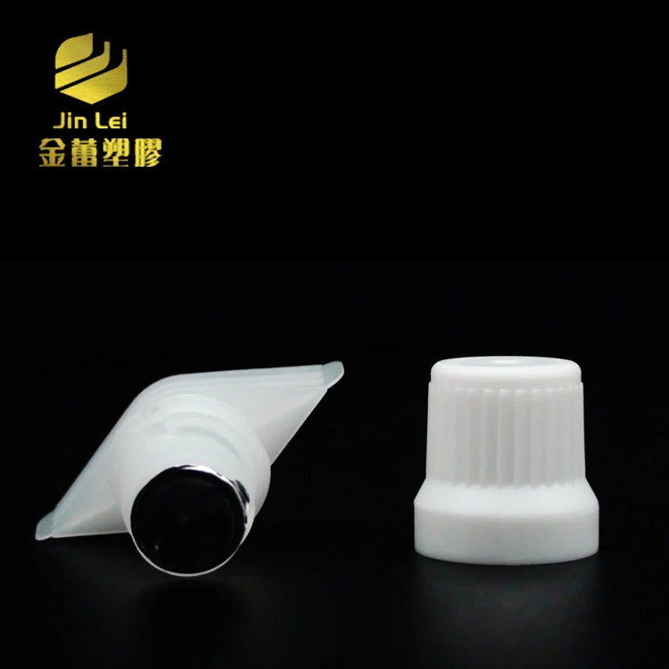 9.6mm plastic spout with aluminium film cover and cap