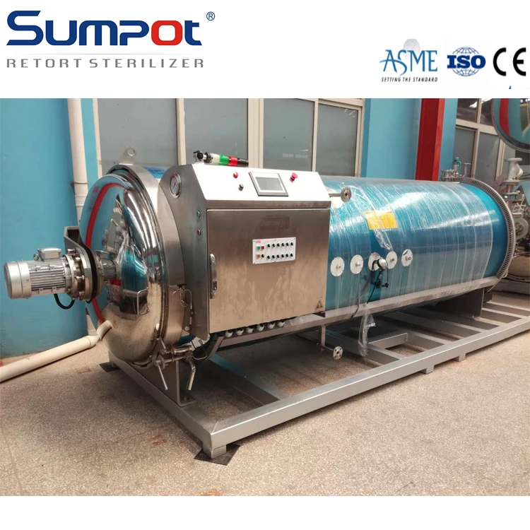 Retort sterilizer for ready meal