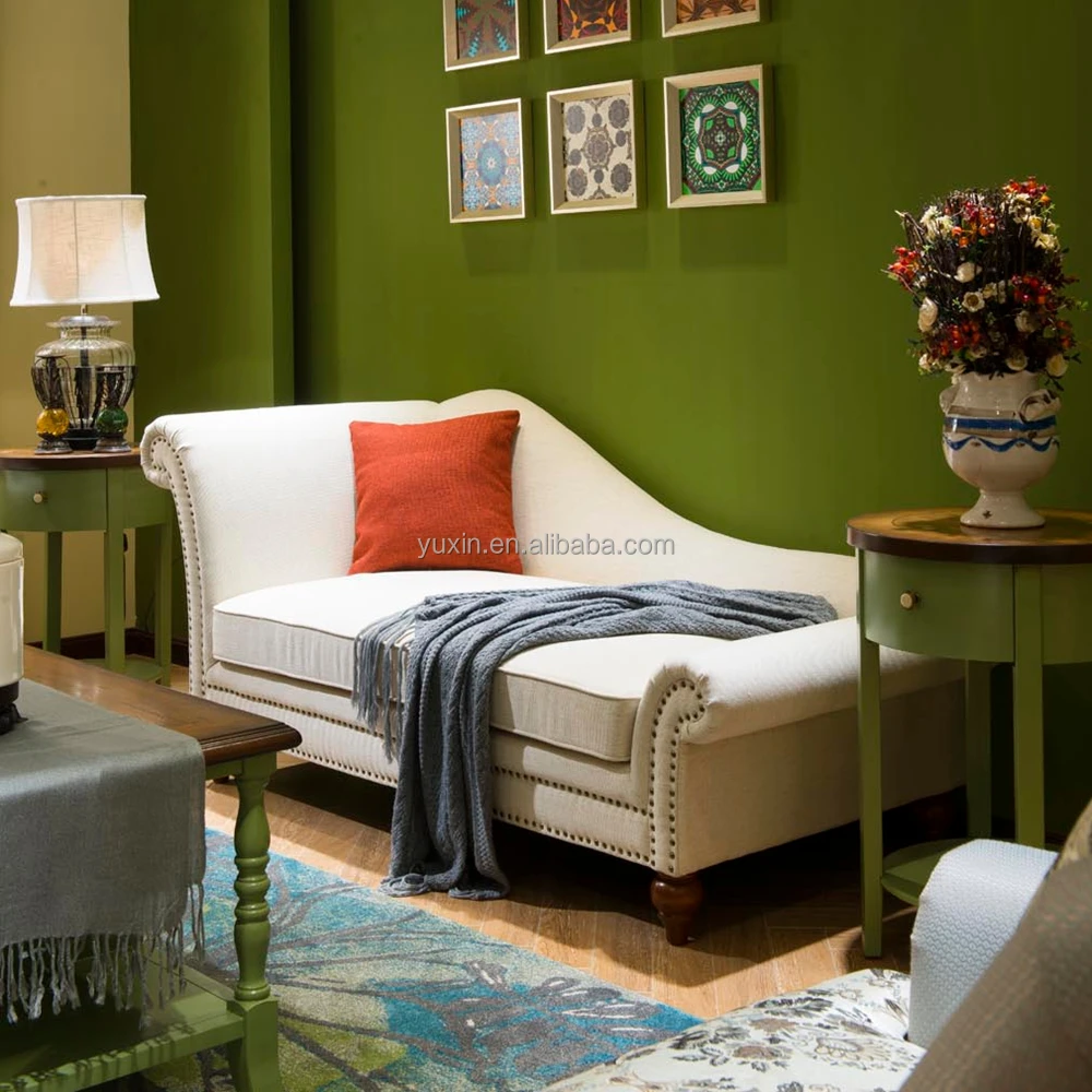 New Antique Chesterfield Sofa Chair Living Room Furniture Lounge Chair or Fabric Chaise Lounge