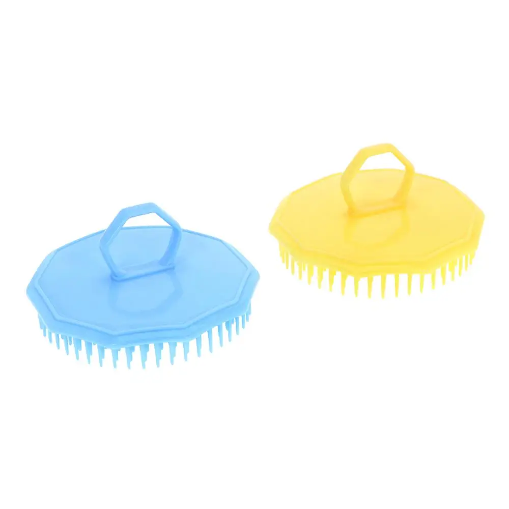 Hair Scalp master Shampoo Massager Brush with finger hole