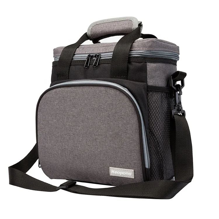 Heopono не содержит Бисфенол А, Офисная стильная Водонепроницаемая Термосумка для фитнеса из полиэстера, термоизолированная Термосумка для взрослых