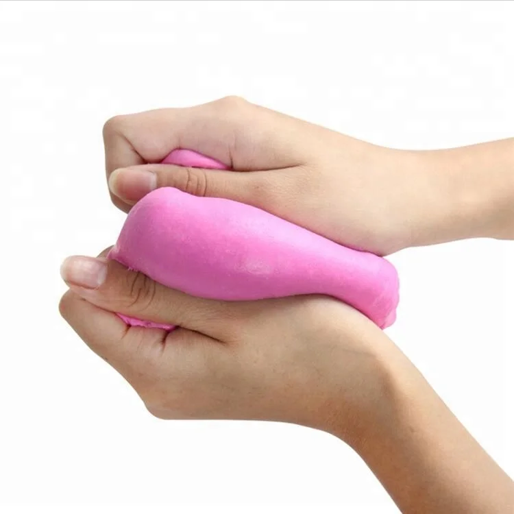 Magnet, Rubber Mud Relieve Stress Relax Magnetic Slime Colorful ECO-friendly Clay Slime Toy for Kids