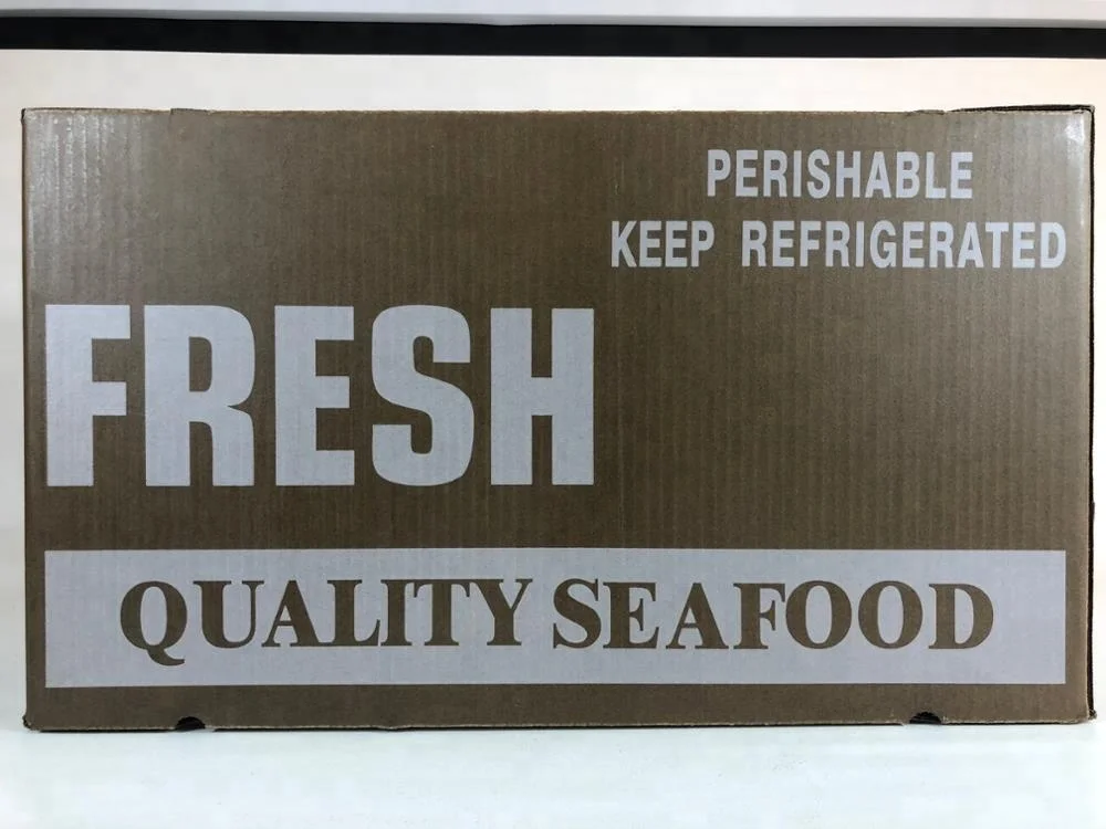 Seafood  Frozen Meat Waterproof Packaging Corrugated Boxes