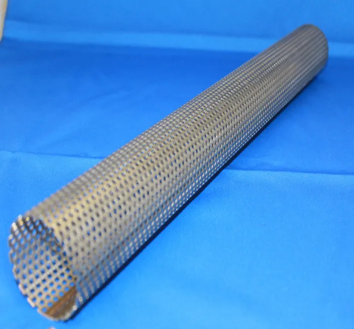 stainless steel exhaust perforated tube