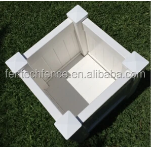 Fentech Pvc Outdoor Planter Garden Outdoor Indoor Plant Pot Used with Flower/green Plant Plastic 100% Pvc White Customized Size