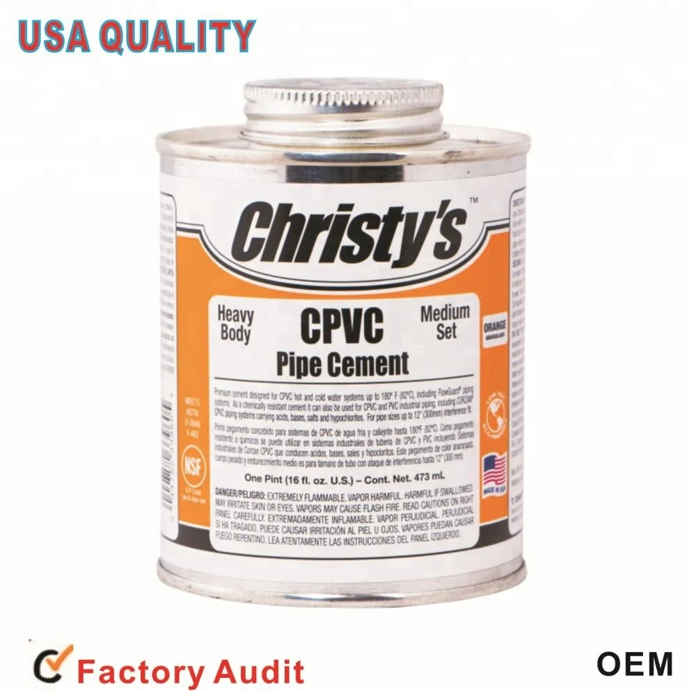 Hot selling!!! cpvc solvent cement/cpvc pipe cement/cpvc glue from Yiwu