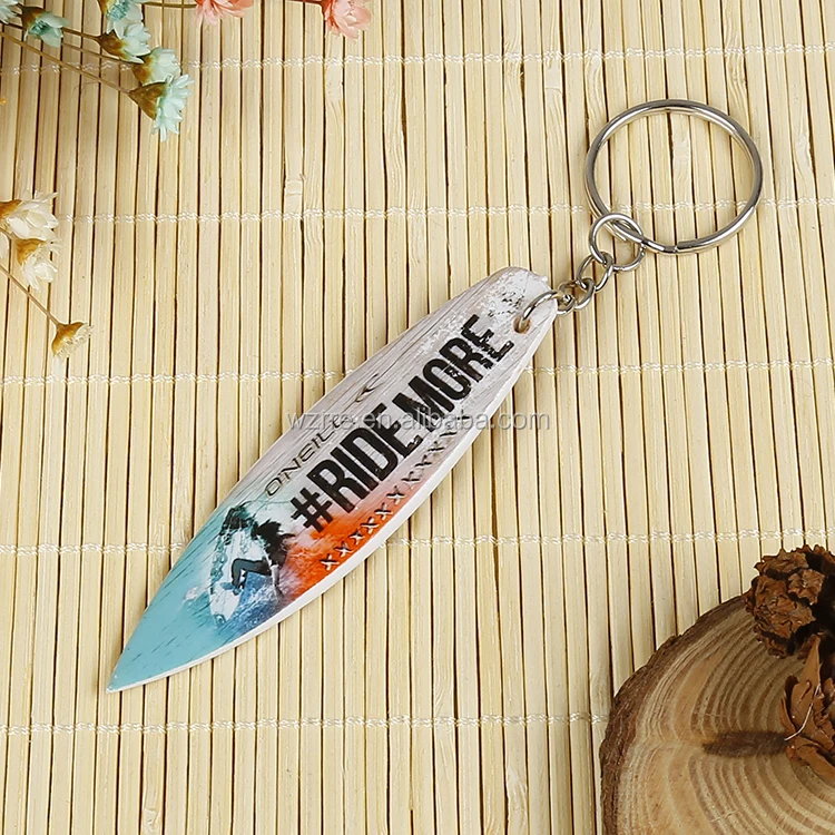 Most popular Personalized Plastic surfboard keychain