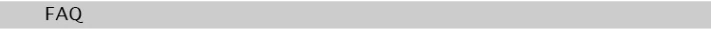 FAQ