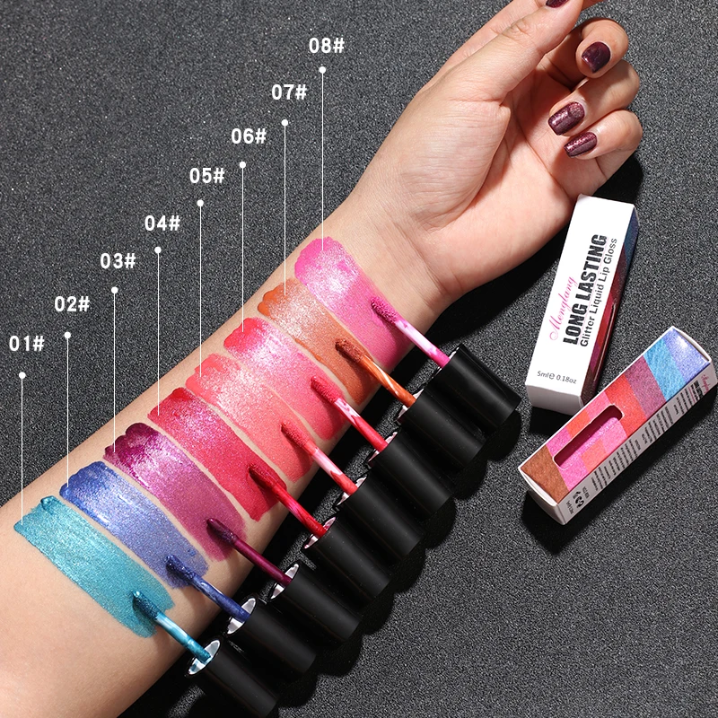 wholesale makeup lip gloss private label lip gloss container glitter lipgloss cosmetics