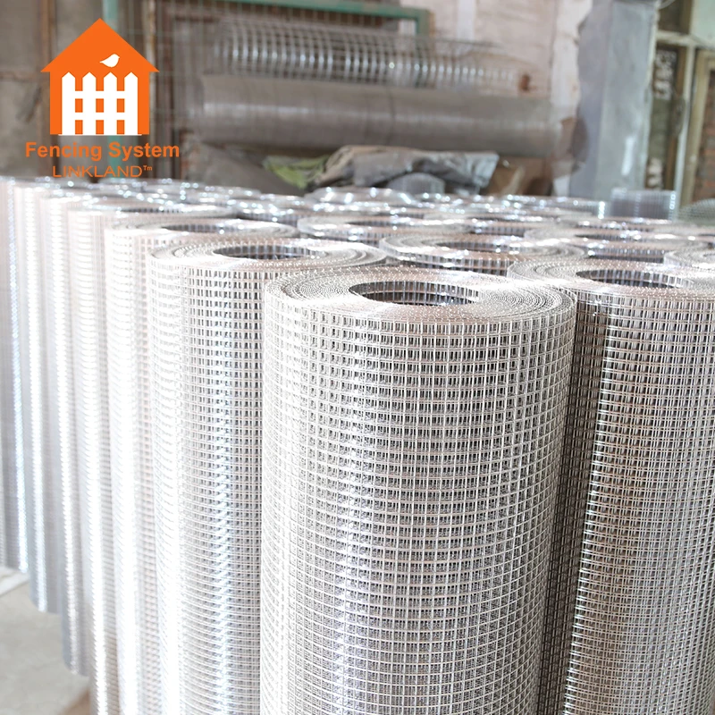 Ограждение сетка 1/4 дюйма оцинкованная сварная железная проволочная сетка