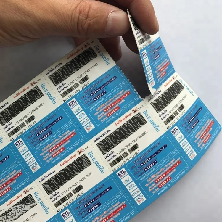 
teleocom scratch off recharge top up card 