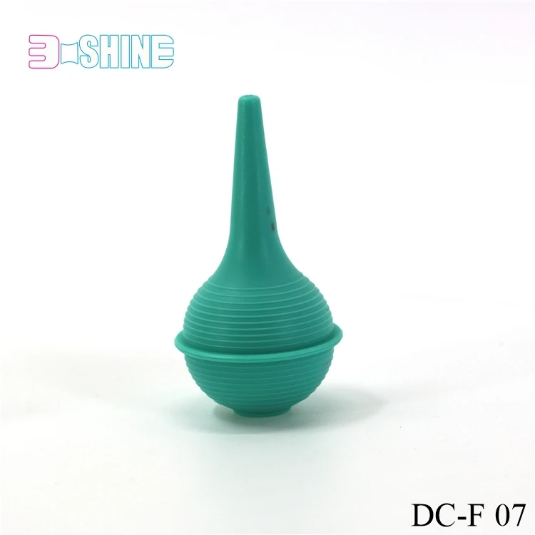silicone material green Baby Nasal Aspirator and Booger Sucker