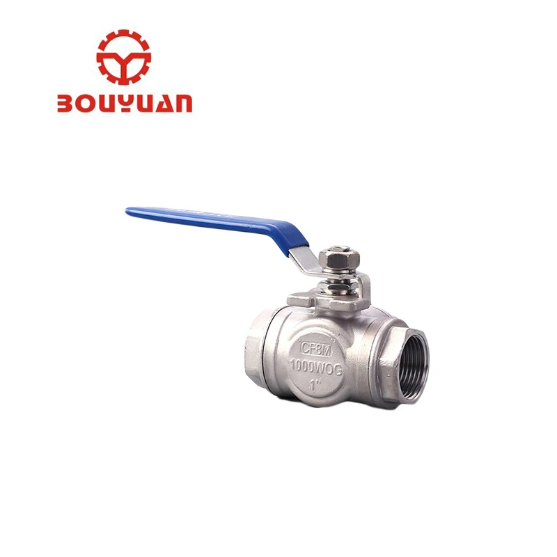 CF8M Thread ball valve L type 3way ball valve for Wholesale