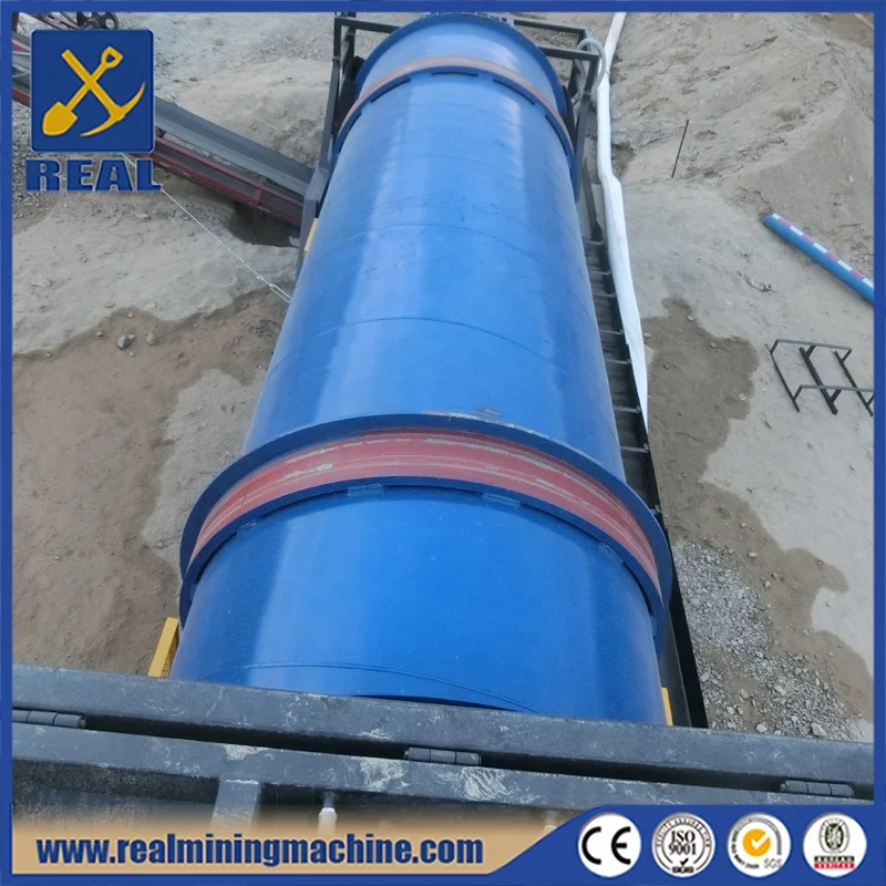 Gold mining trommel large scale gold wash plant for sale100 ton per hour