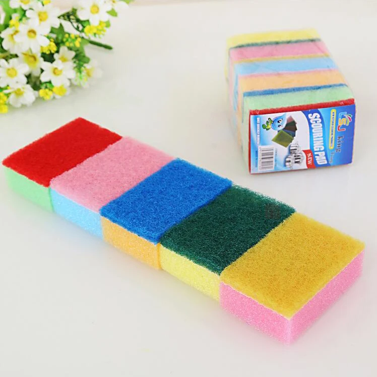 10PCS Non-abrasive Household Kitchen Dish Washing Cleaning Sponge