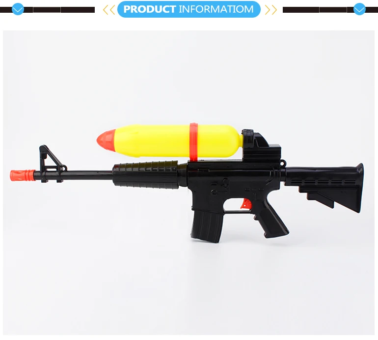 Custom powerful guns toy realistic black plastic water gun