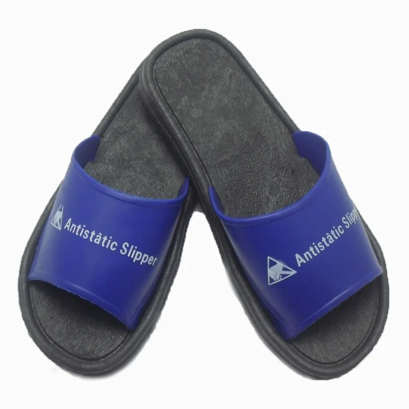 ESD PVC slipper antistatic blue safety slipper antiskid ESD slipper