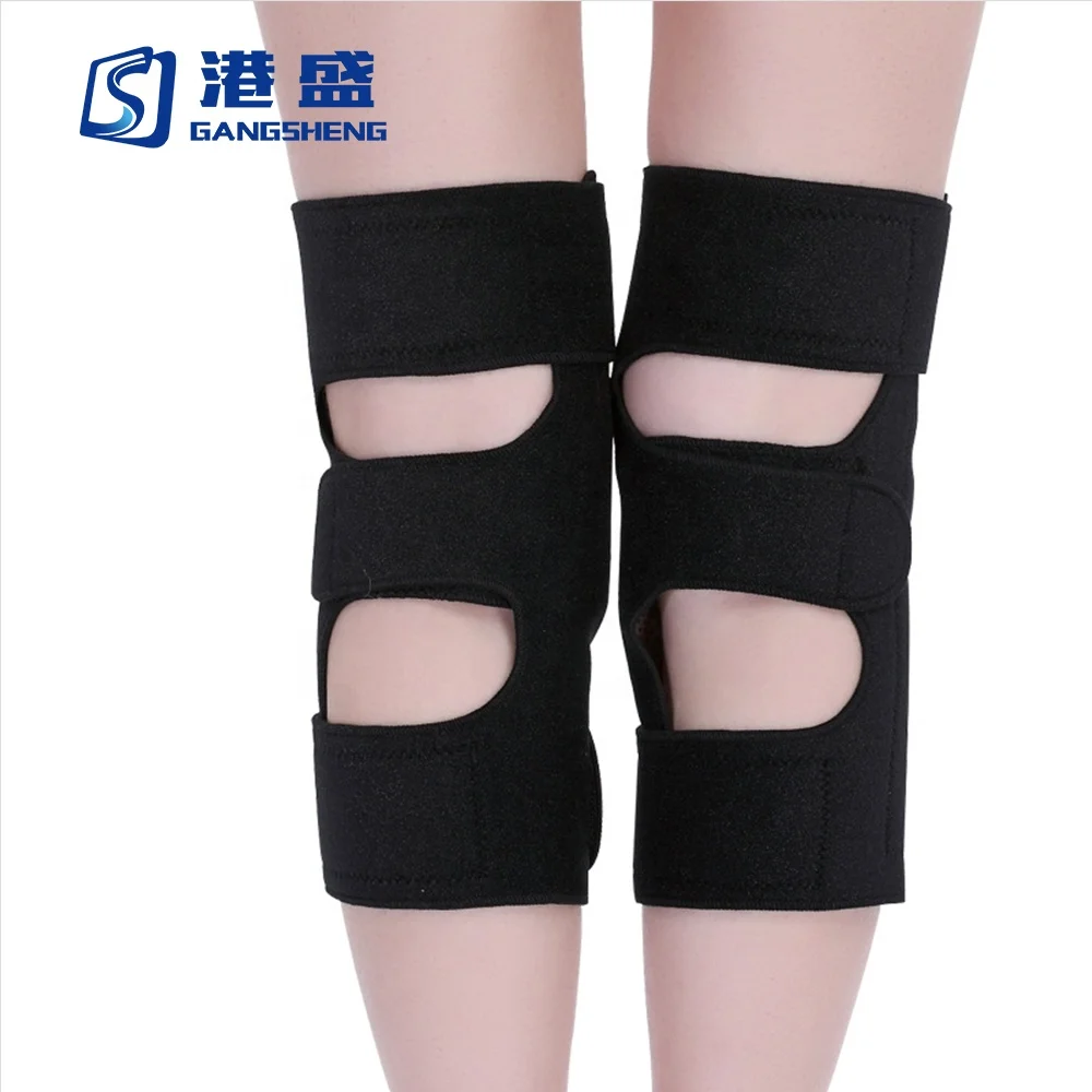 Самонагревающийся Магнитный теплый бандаж на колено для ухода за пожилыми