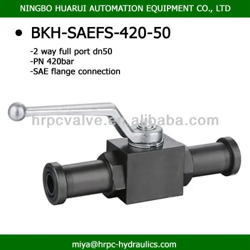 2 разъём(ов) полный порт SAE фланцевый шаровой клапан dn50 гидравлический 6000psi