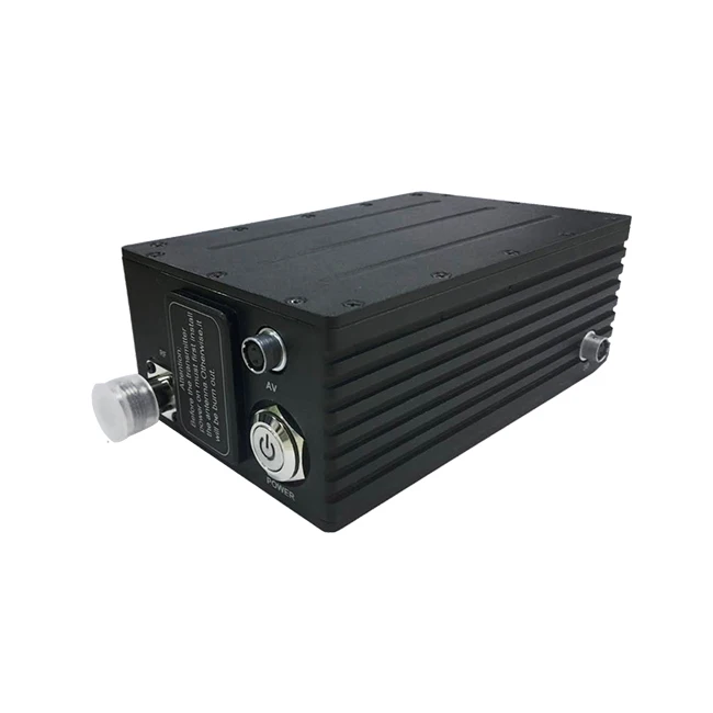 long range wireless transmitter and receiver cofdm for helicopter