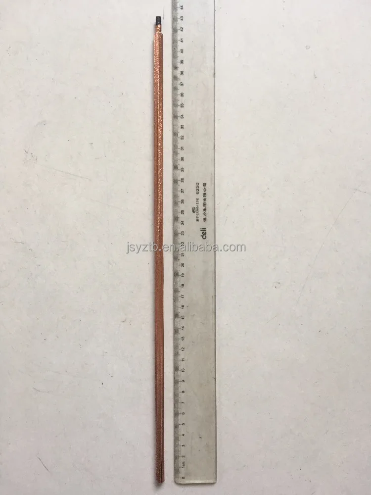 DC copper coated jointed arc air gouging carbon electrode rod 8*430mm