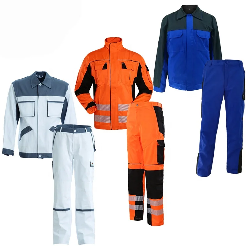 
China Working Clothes Manufacturer Europe Certificate Work Suit Men Workwear 