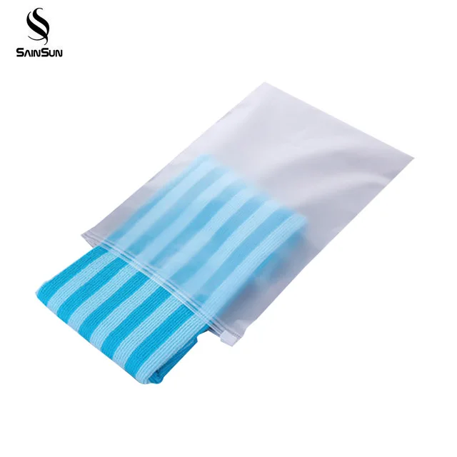 
Stand Up Zip Lock Bag For Clothes Disposable Frosting Costume Plastic Bag 