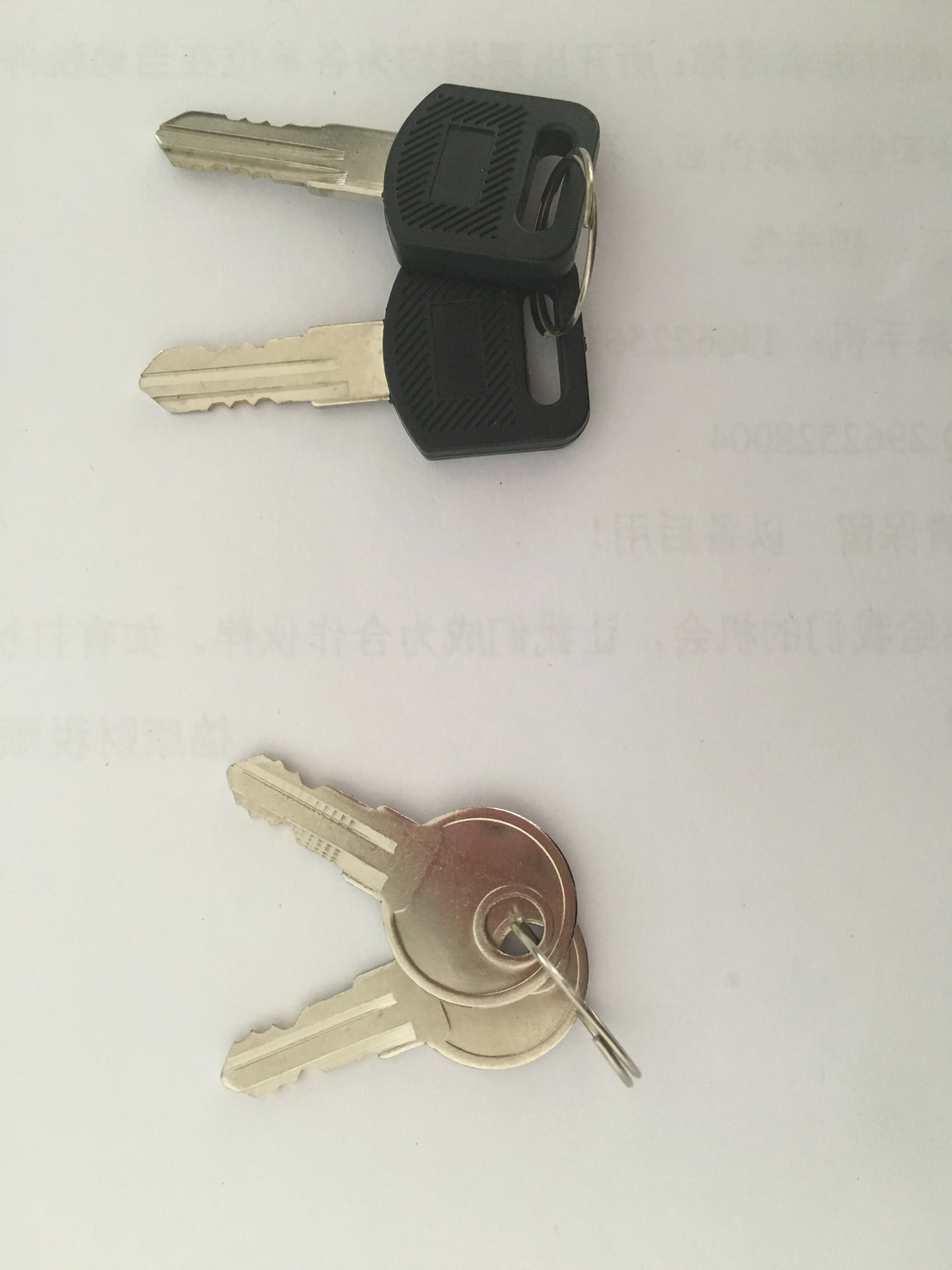 Cabinet lock Metal master key