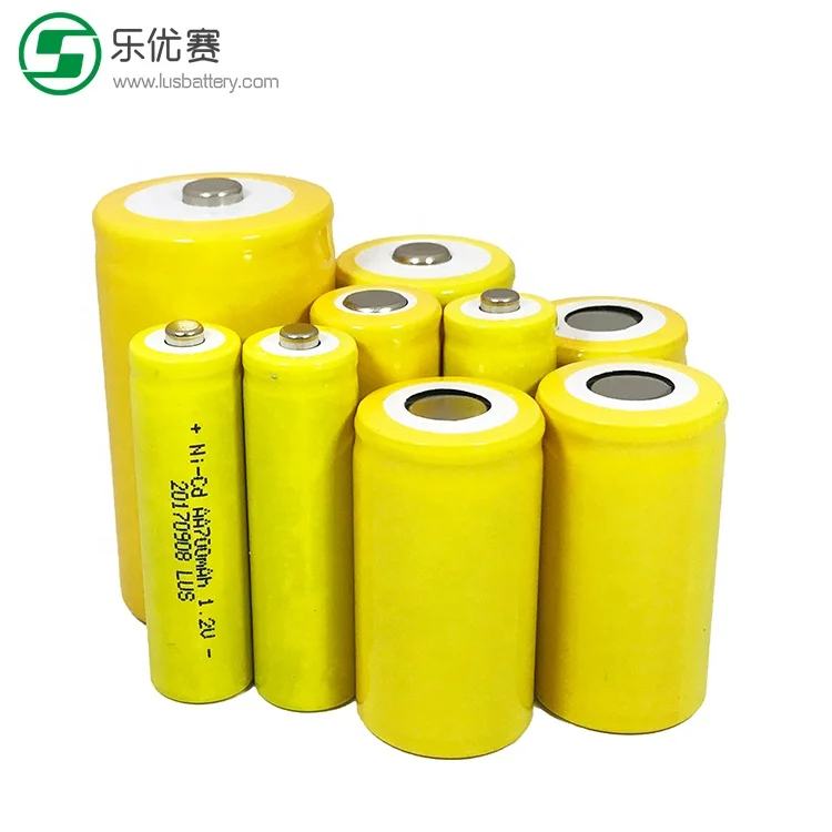 Rechargeable lithium battery AA size 700mah nicd  battery 1.2V