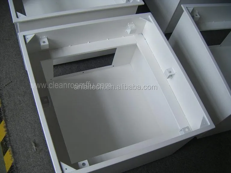 Cleanroom Ceiling Terminal HEPA Filter Box Units With DOP Port
