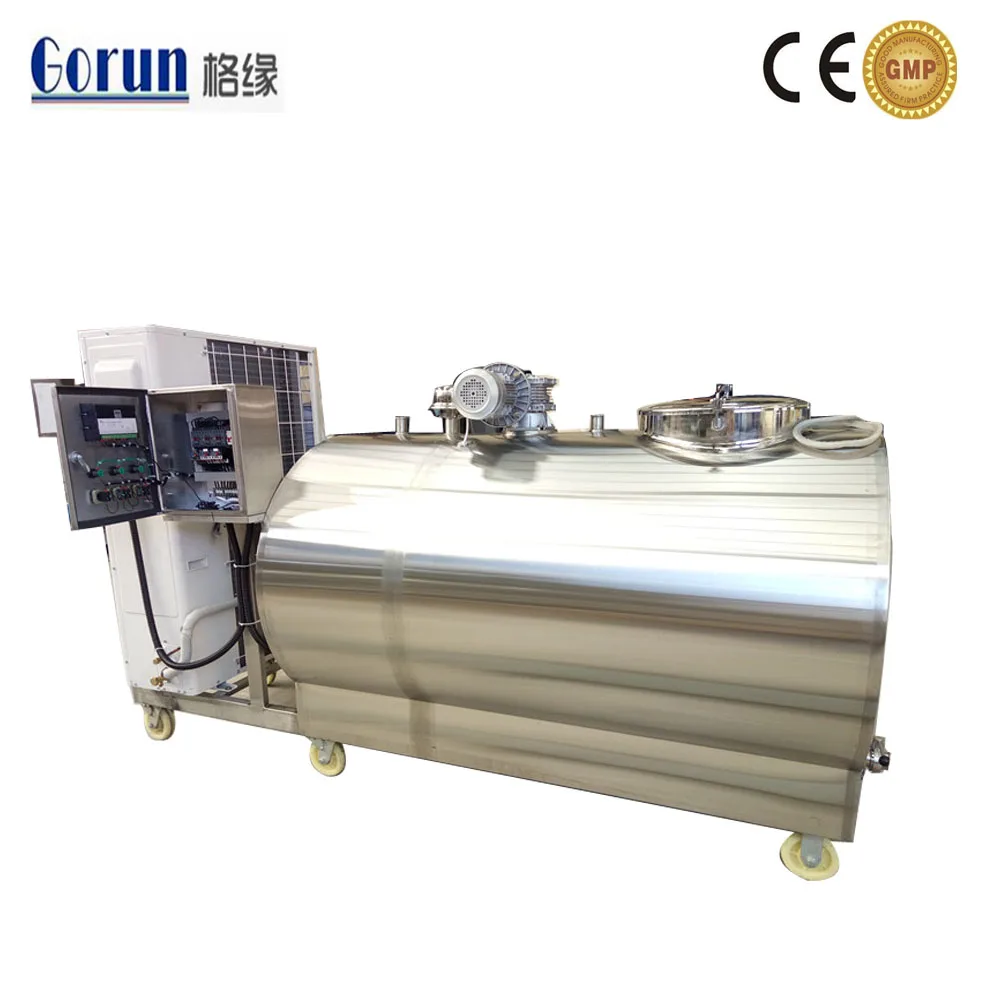 
Stainless Steel Milk Fresh 1000 Liter Milk Cooling Tank/mini Milk Cooler 