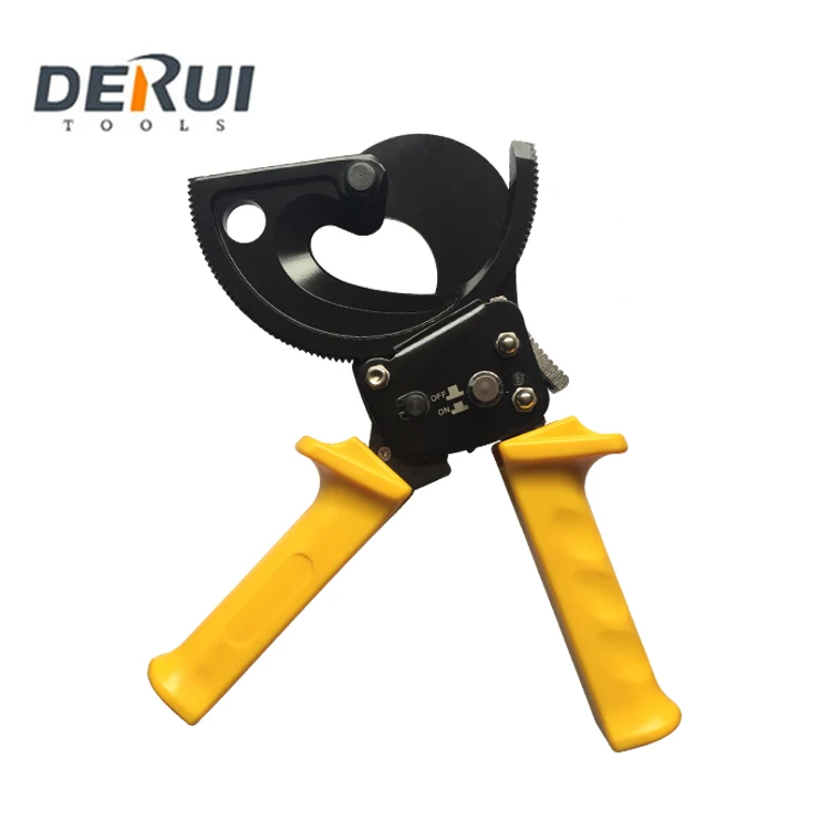 Ratchet кабельный резак HS-300B, кабель режущий инструмент для медных алюминиевых кабелей 300mm2 max
