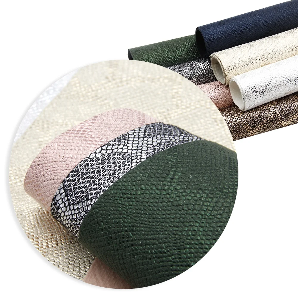 Искусственная искусственная кожа змеиная кожа для одежды сумки 70545