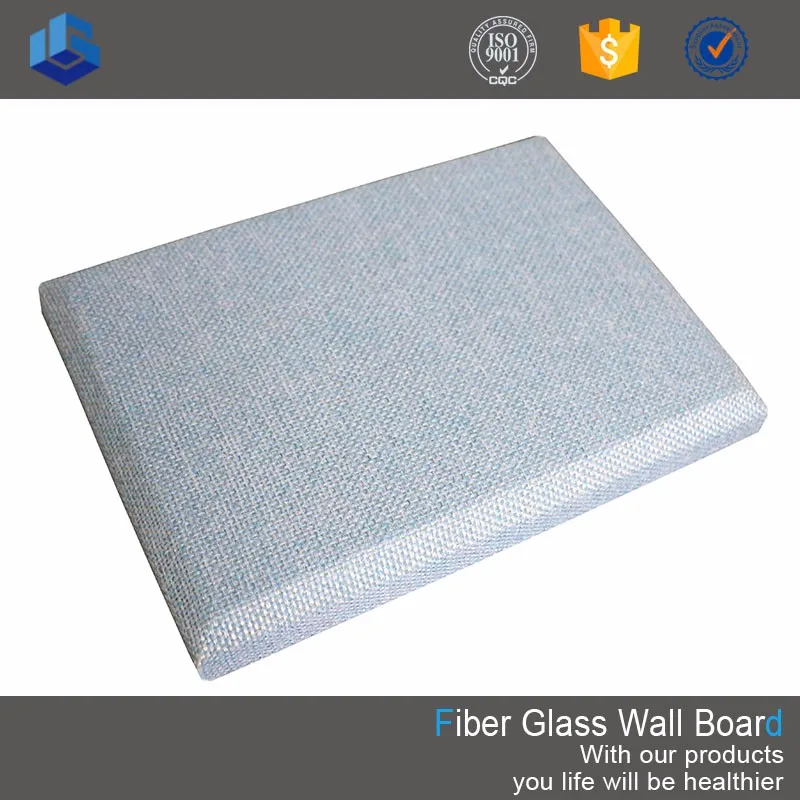 
ISO certificate decorative fabric wrapped fiberglass acoustic wall panel 