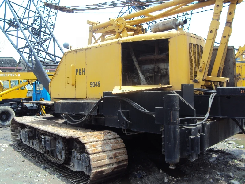 Used Japan Kobelco PH5045 45ton crawler crane/kobelco 45ton capacity crawler crane for sale!