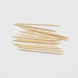 Бамбуковая зубочистка для пищевых продуктов 100 шт/бутылка