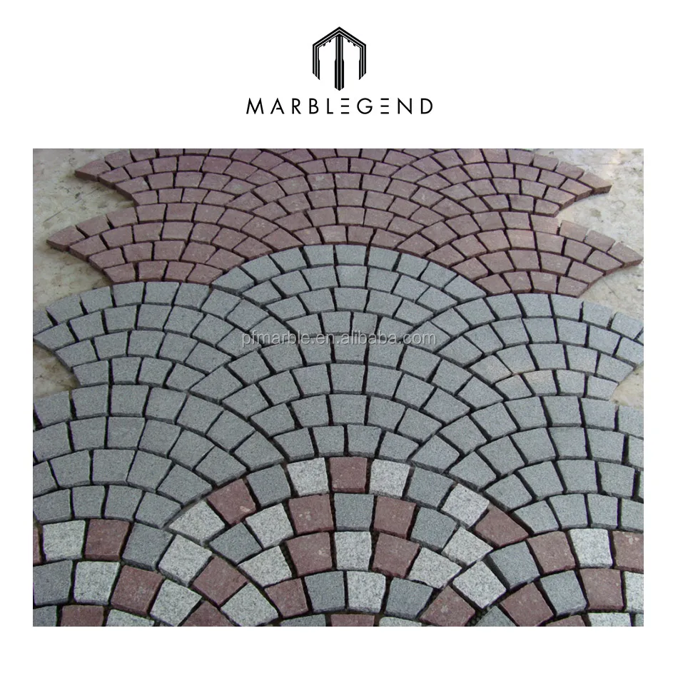 
China factory price high quality curved basalt paving bricks stone 