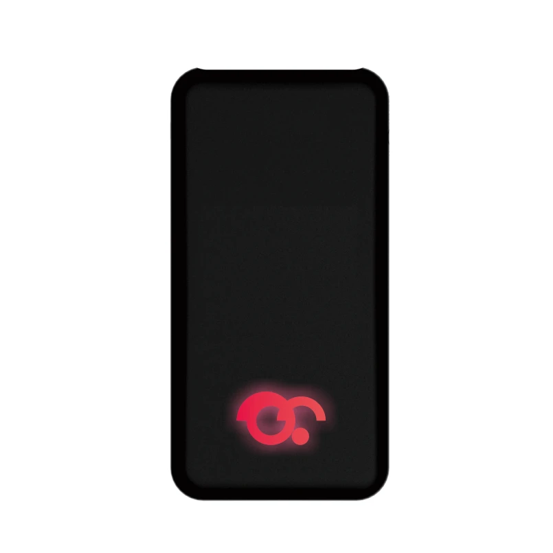2019 Fantasy Power Bank Make Your Own Brand Light Up Logo Qi Wireless Power Bank 10000mAh with Led Logo