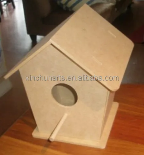 Knockdown DIY wooden bird houses