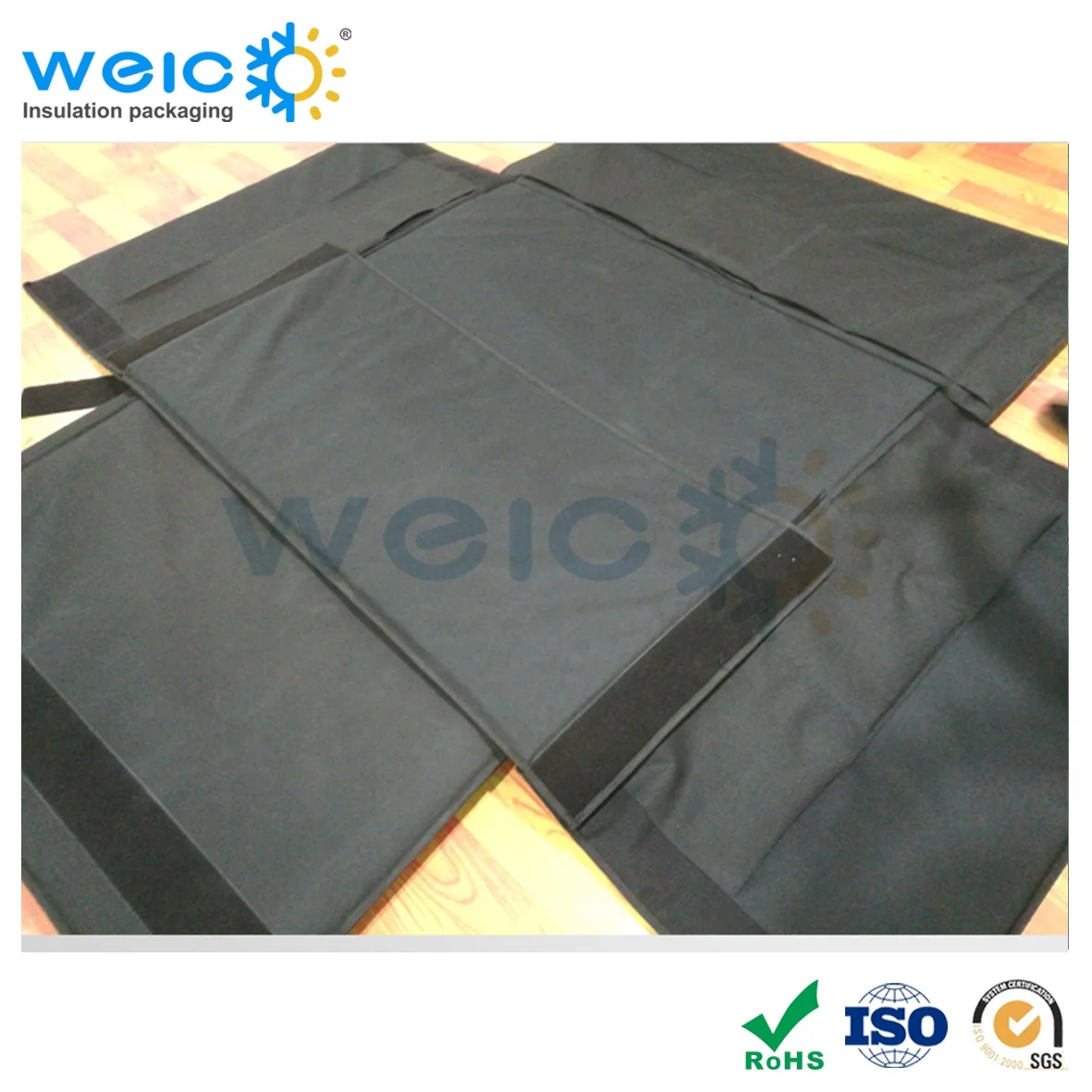 Aluminium insulation foil cover bag for pallet, thermal insulated pallet cover
