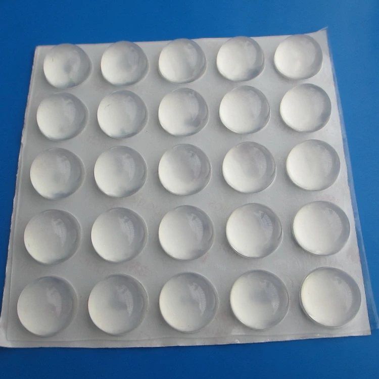 
Transparent Square Rubber Pad,Anti Slip Non Skid Feet Pad For Glass,Table Chair And Sofa 