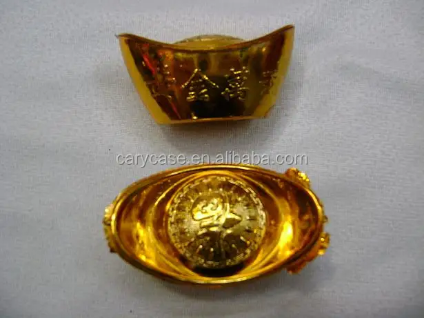 Golden bar,silver ingots , great wealth for the dead people