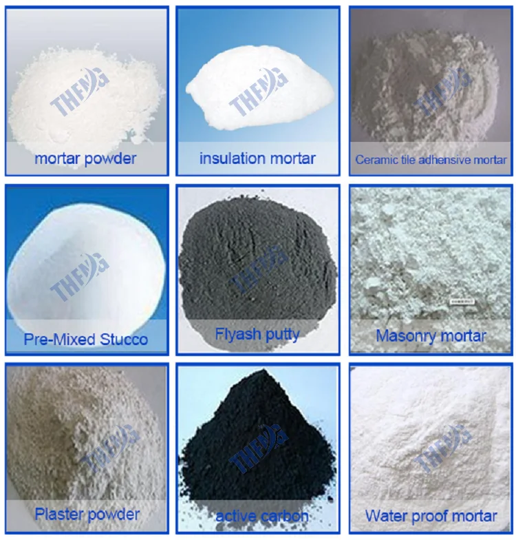 Horizontal Dual Paddle Dry Cement Mortar Mixer