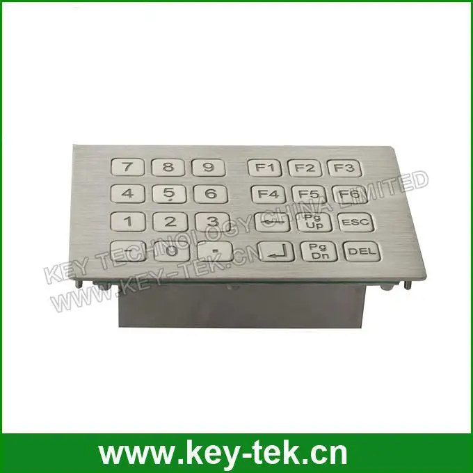 20 плоскими клавишами нержавеющая сталь клавиатура с матричный интерфейс